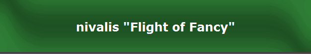 nivalis "Flight of Fancy"